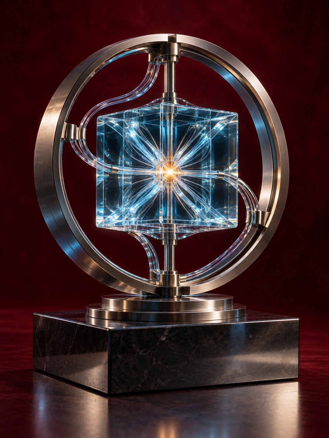 Luminous glass design concept